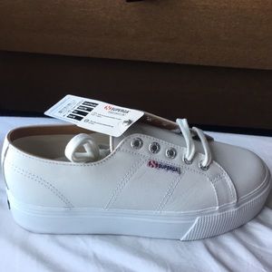 2790 Nappaleaw White Superga Leather